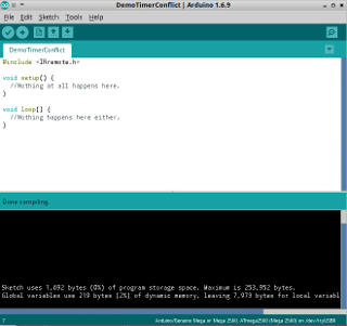 A program that does nothing. However, it compiles successfuly with the ...